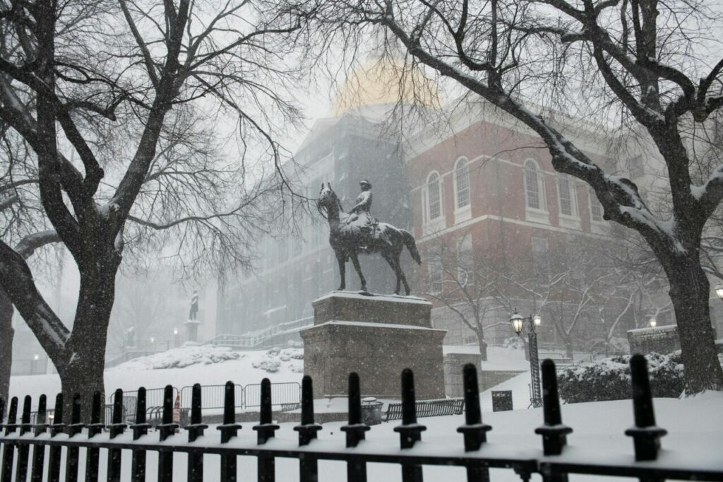 Nor'easter storm in Boston