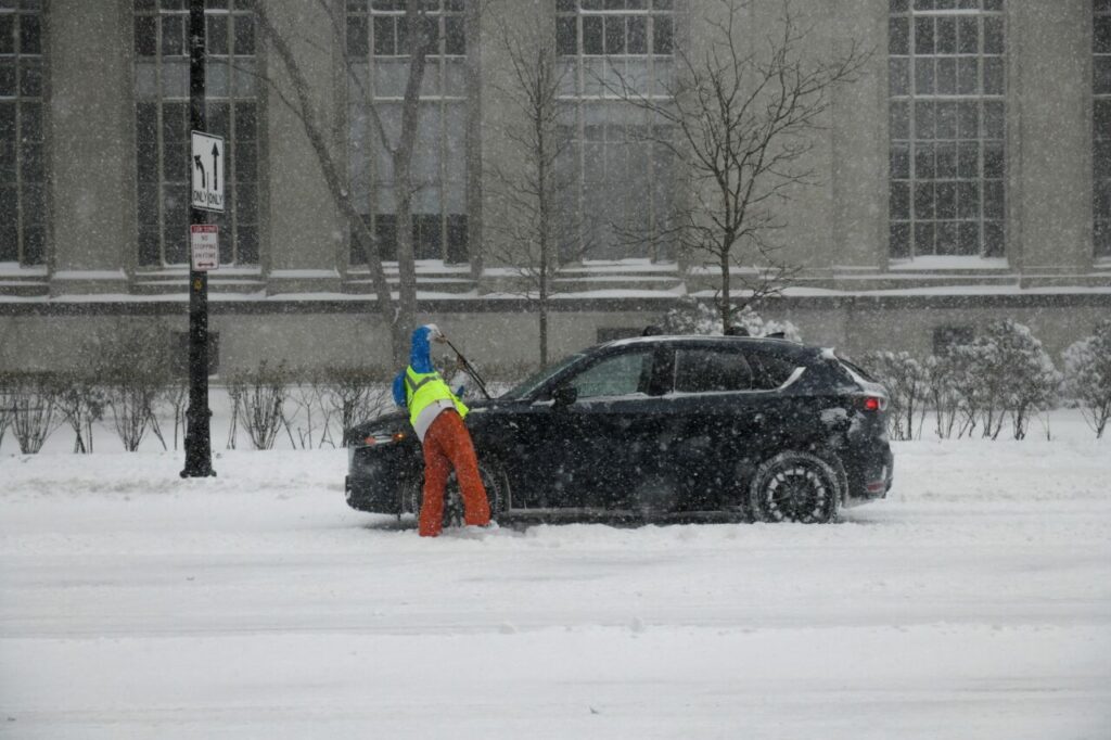 Nor'easter storm, in Boston