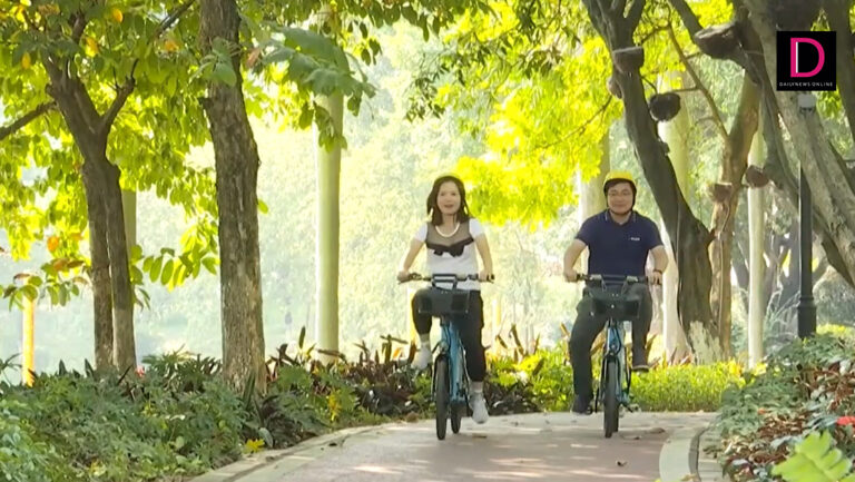จักรยานสาธารณะ ขับเคลื่อนด้วยไฮโดรเจนคันแรกของจีน
