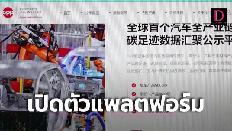 แพลตฟอร์ม ข้อมูลการปล่อยคาร์บอน