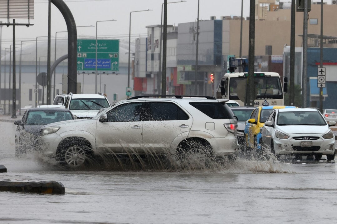 SAUDI-WEATHER-RAIN