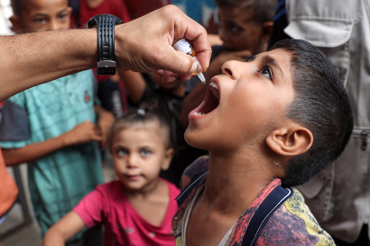 PALESTINIAN-ISRAEL-CONFLICT-HEALTH-VACCINE-POLIO