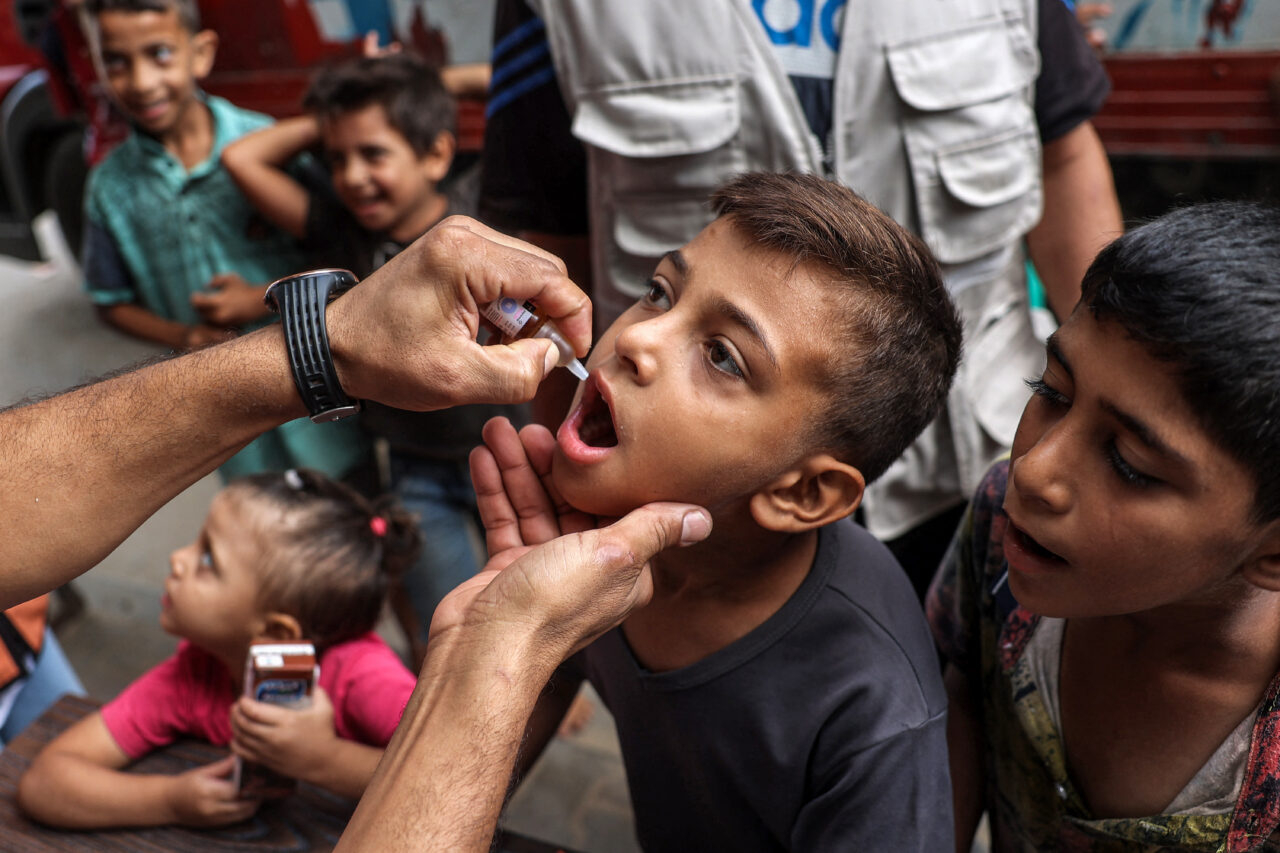 PALESTINIAN-ISRAEL-CONFLICT-HEALTH-VACCINE-POLIO