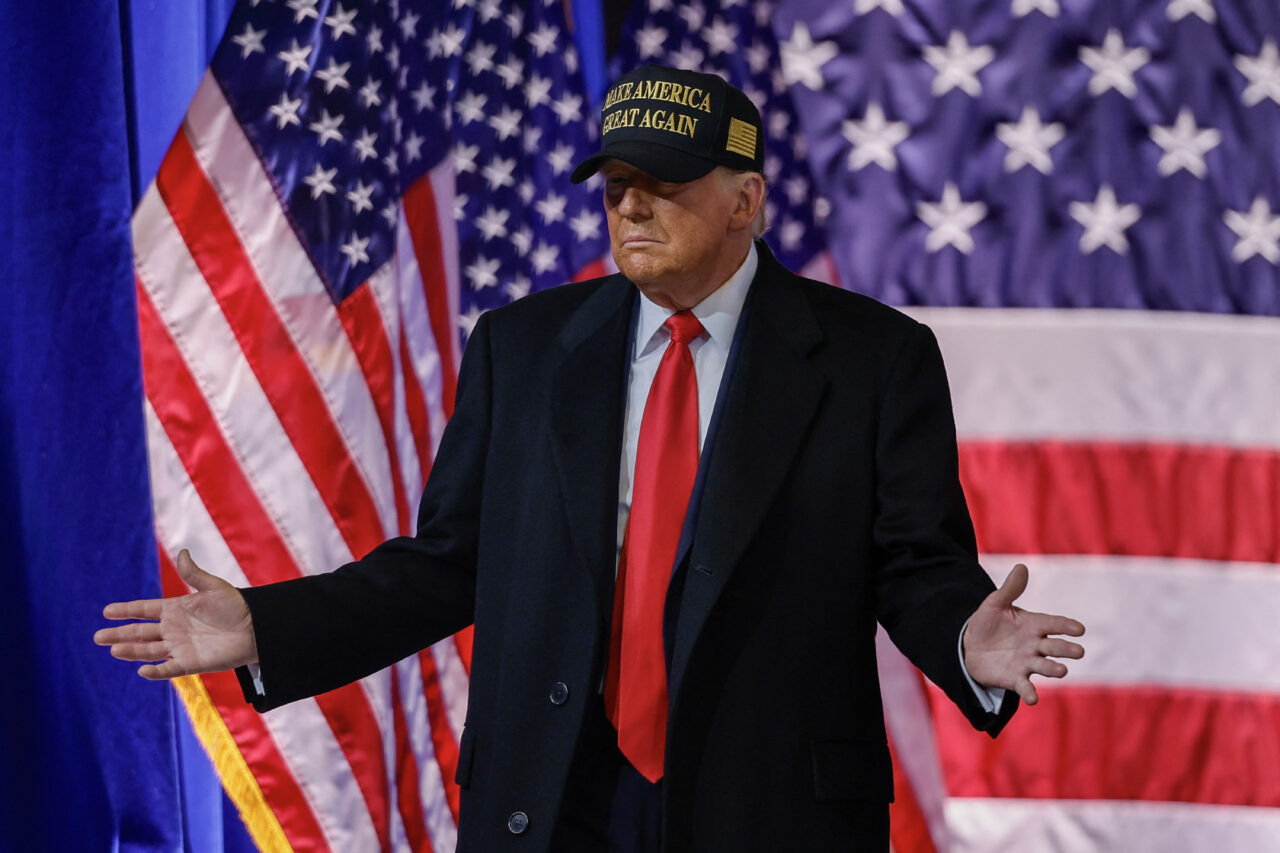 Republican Presidential Nominee Donald Trump Campaigns In Macon, Georgia