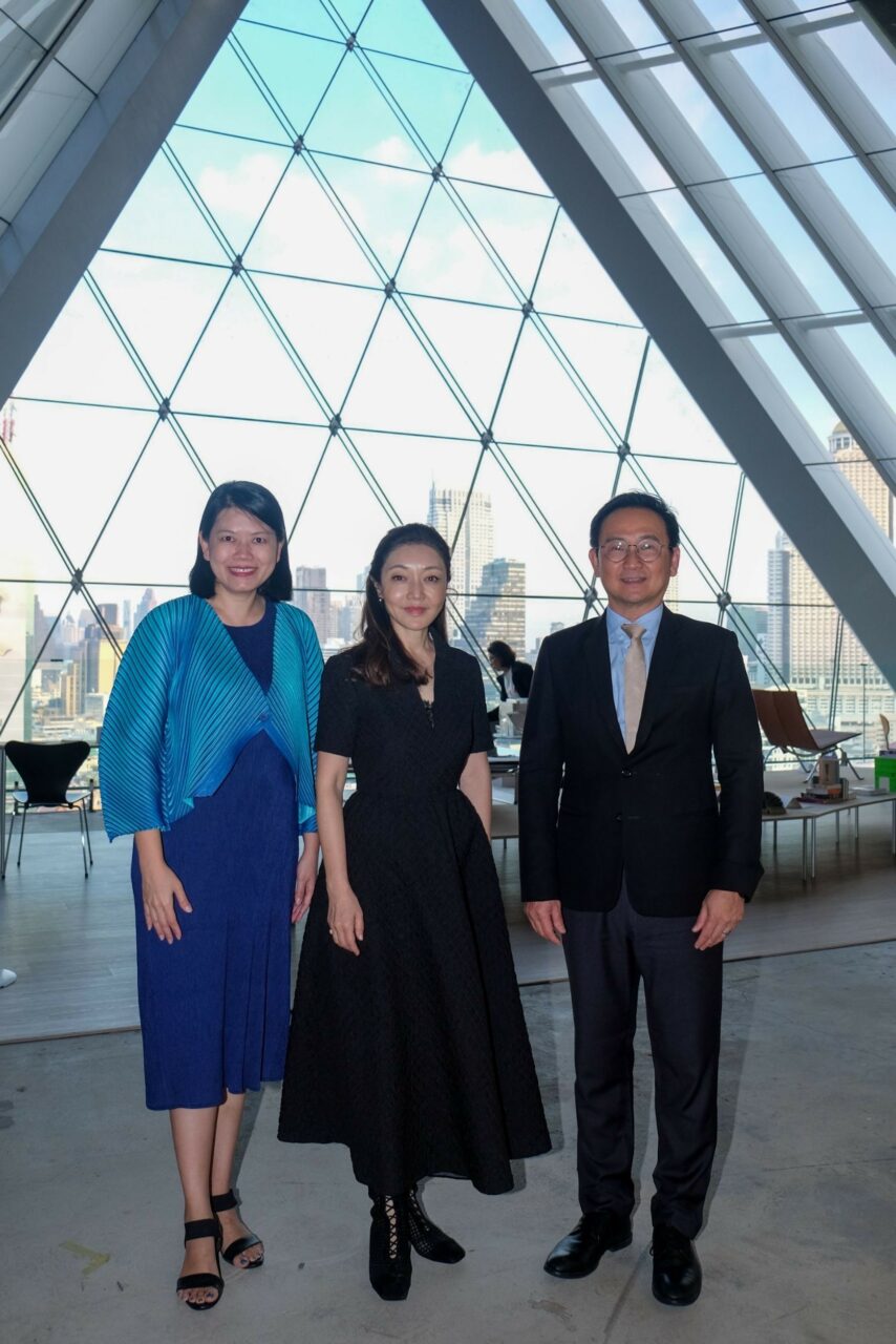 5. Mrs. Sopida Kitikomolsuk, Mrs. Marisa Chearavanont and Mr. Anon Attawiboon