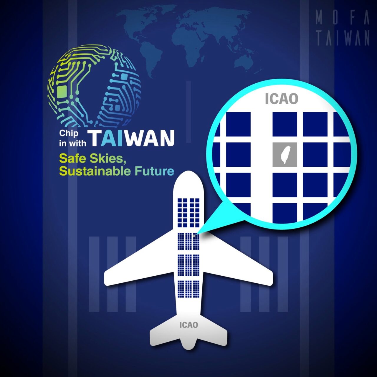 ICAO Chip in with TAIWAN