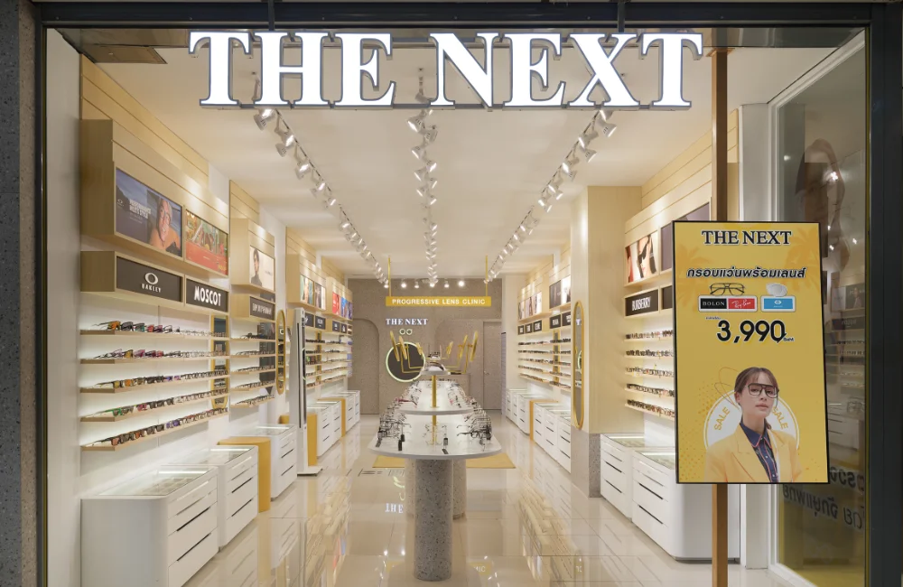  บรรยากาศร้านแว่นโปรเกรสซีฟ THE NEXT