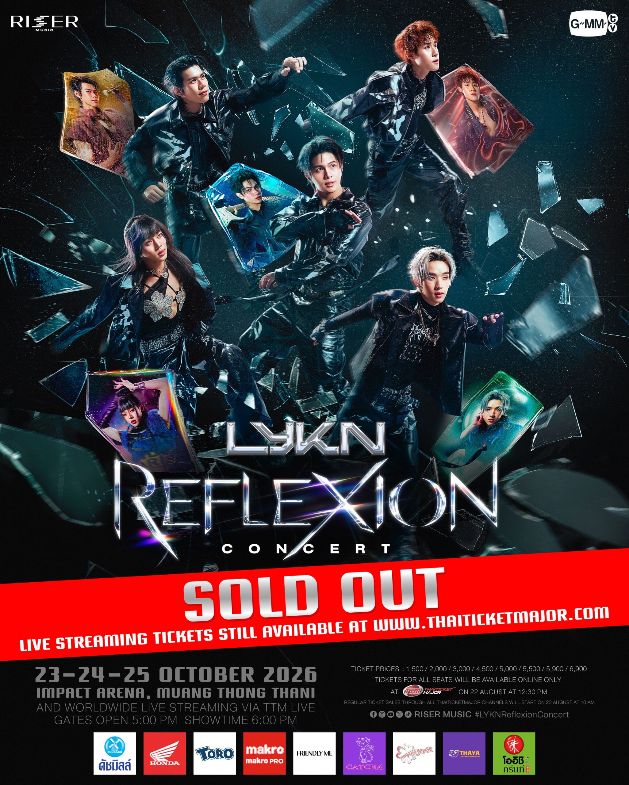 สมมงจ่าฝูงหมาป่า! 5 หนุ่ม “LYKN” บัตรคอนเสิร์ตขายเกลี้ยงสามรอบปังขั้นสุดจริงๆ